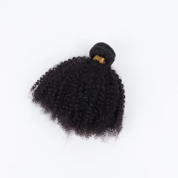 AHVAST קינקי אפרו שיער מתולתל חבילות 100 אנוש רמי הארכת שיער 8-30 סנטימטר, שחור טבעי, צבע