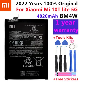 2022 שנים 100% מקורי גבוהה Qulity 4820mAh BM4W סוללה עבור Xiaomi Mi 10T לייט 5 סוללות + כלים חינם