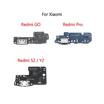 USB טעינת Dock יציאת שקע ג ' ק מחבר מטען לוח להגמיש כבלים עבור Xiaomi Redmi S2 Y2 GO Pro