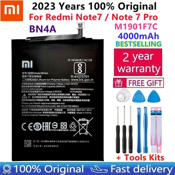 2023 מקורי סוללה 4000mAh BN4A סוללות טלפון Xiaomi Redmi Note7 הערה 7 Pro M1901F7C מקורי הסוללה של הטלפון + כלים חינם