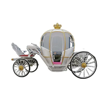 מעולה בגלגל ארבע מרתון סוס עגלת ההובלה מיני גן דוושת סוס עגלה הנסיכה בסגנון טריילר עם חלקי חילוף